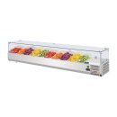 Gastro Aufsatzkühlvitrine Für 10X Gn 1/4, Edelstahl