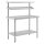 Vogue Arbeitstisch mit Aufsatz und Grundboden 1200x1500x600mm aus Edelstahl