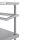 Vogue Arbeitstisch mit Aufsatz und Grundboden 1200x1500x600mm aus Edelstahl
