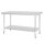 Vogue Arbeitstisch mit Grundboden 900x600x700mm aus Edelstahl