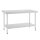 Vogue Arbeitstisch mit Grundboden 900x600x700mm aus Edelstahl