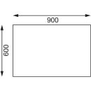 Vogue Edelstahl Arbeitstisch mit Schneidebrett – 90x90x60 cm, hygienisch, robust