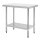 Vogue Edelstahl Arbeitstisch mit Schneidebrett – 90x90x60 cm, hygienisch, robust