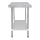 Vogue Arbeitstisch mit Grundboden aus Edelstahl 1200x900x600mm
