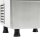 Polar Unterbau-Eiswürfelmaschine, 20 Kg, Edelstahl