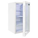 Polar Getränkekühlschrank mit 1 Glastür - 88 Liter, LED-Beleuchtung, weiß