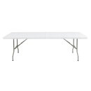Bolero Klapptisch 244 x 86 x 74 cm - Polyethylen und...