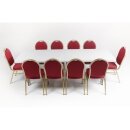 Bolero Klapptisch 244 x 86 x 74 cm - Polyethylen und...