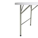 Bolero Buffettisch Klapptisch in weiß und rund Ø 153cm