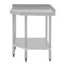 Vogue Arbeitstisch 900x800x600mm Eckelement mit Aufkantung und Grundboden