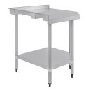 Vogue Arbeitstisch 900x800x600mm Eckelement mit Aufkantung und Grundboden
