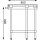 Vogue Arbeitstisch 900x800x600mm Eckelement mit Aufkantung und Grundboden