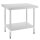 Vogue Edelstahl Arbeitstisch mit Unterboden 90 x 60 x 90 cm aus Edelstahl