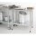 Vogue Edelstahl Arbeitstisch mit Unterboden 90 x 60 x 90 cm aus Edelstahl