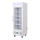 Getränkekühlschrank Serie G mit 1 Glastür - abschließbar, 218 Liter, weiß