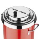 Elektrischer Suppentopf in Rot, 5,7 Liter