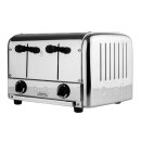 Dualit Toaster 49900 mit 4 Schlitzen - Edelstahl, Bräunungssystem, 2,7 kW