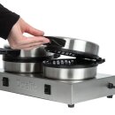 Dualit Doppel Waffeleisen 74002 - 2 Platten, 230V, 60 Waffeln/Std.