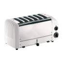 Dualit Toaster Model 60146 mit 6 Schlitzen, weiß