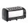 Dualit Toaster Mit 6 Schlitzen Und Krümelschale, Schwarz