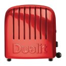 Dualit Toaster mit 6 Schlitze und patentierten ProHeat-Elemente rot