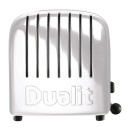 Dualit Toaster 40355 weiß, 4 Schlitze
