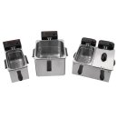 Caterlite Fritteuse 3,5L Edelstahl – Elektro Tischgerät mit Korb, 2 kW, 230V