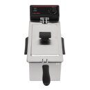 Caterlite Fritteuse 3,5L Edelstahl – Elektro Tischgerät mit Korb, 2 kW, 230V