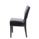 Bolero Esszimmerstühle mit tiefem Sitz, Kunstleder, dunkelbraun