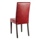 Bolero Esszimmerstühle Kunstleder, rot (2 Stück)