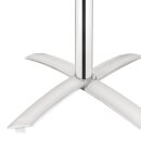 Bolero Tisch quadratisch und klappbar aus Edelstahl mit 1 Bein 600x600x720mm