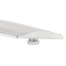 Bolero Tisch quadratisch und klappbar aus Edelstahl mit 1 Bein 600x600x720mm