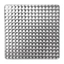 Bolero Tisch quadratisch und klappbar aus Edelstahl mit 1 Bein 600x600x720mm