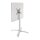 Bolero Tisch quadratisch und klappbar aus Edelstahl mit 1 Bein 600x600x720mm