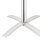 Bolero Tisch quadratisch und klappbar aus Edelstahl mit 1 Bein 600x600x720mm