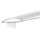 Bolero Tisch quadratisch und klappbar aus Edelstahl mit 1 Bein 600x600x720mm
