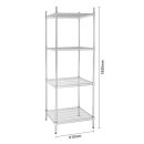 Vogue Vorratsregal aus Metall mit verstellbaren Einlegeböden 610x1853x610mm