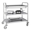 Vogue Servierwagen mit Wanne, 3 Etagen