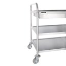 Vogue Servierwagen mit Wanne, 3 Etagen