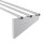Vogue Wandregal mit 3 Stangen aus Edelstahl inkl. Wandhalterung 225x1200x300mm