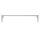 Vogue Wandregal mit 3 Stangen aus Edelstahl inkl. Wandhalterung 225x1200x300mm