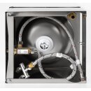 Basix Waschbecken mit handfreier Bedienung - 30 x 32 x 19,5 cm, Edelstahl