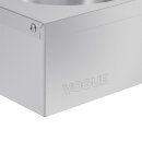 Vogue Handwaschbecken aus Edelstahl - 305 x 268 x 165 mm, Wandmontage