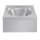 Vogue Handwaschbecken aus Edelstahl - 305 x 268 x 165 mm, Wandmontage