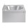 Vogue Handwaschbecken aus Edelstahl - 305 x 268 x 165 mm, Wandmontage