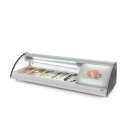 Hendi Sushikühlvitrine für 5x 1/3 GN gewölbte Glasabdeckung