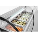 Hendi Sushikühlvitrine für 5x 1/3 GN gewölbte Glasabdeckung