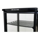Saro Stand-Kühlvitrine, schwarz, 235 Liter