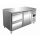 Kühltisch inkl. 2er Schubladenset Modell KYLJA 2110 TN, Maße: B 1360 x T 700 x H 890-950