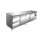 Saro Kühltisch KYLJA 2230x890-950x700mm mit 3 Türen und 1x2 Schubladenset